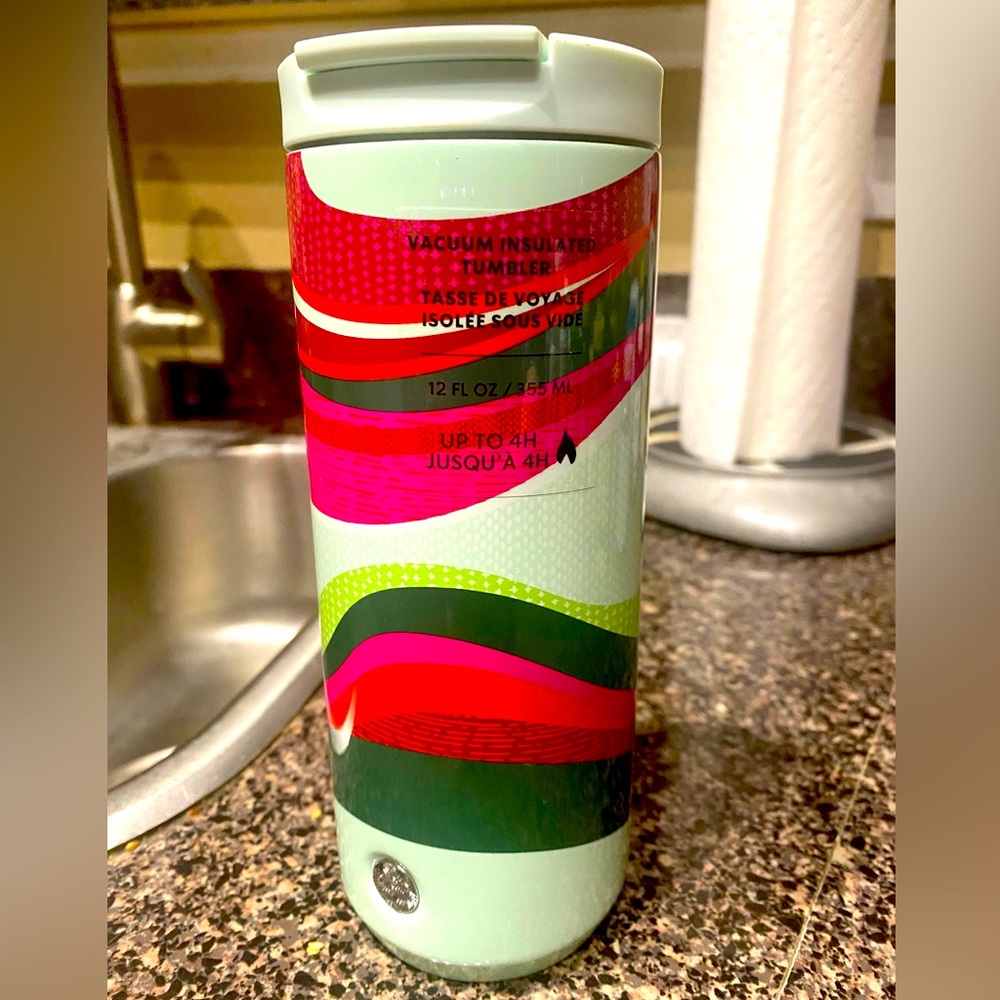 Starbucks 2021 Holiday Stainless Steel Patterned Vacuum Insulated Tumbler